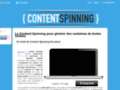 Content spinning
